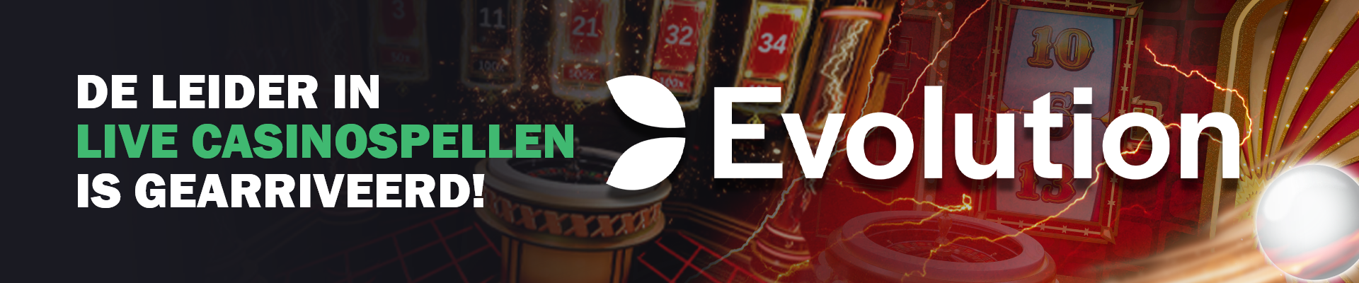 De live casinospellen van Evolution komen naar Loco Casino